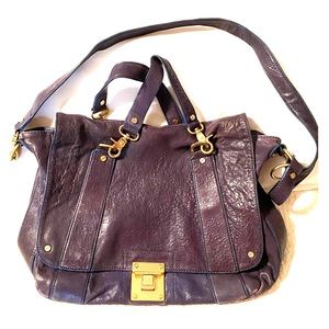 Genuine Tory Burch Large Leather Satchel